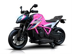 KTM X12 12V, med gummihjul og lædersæde